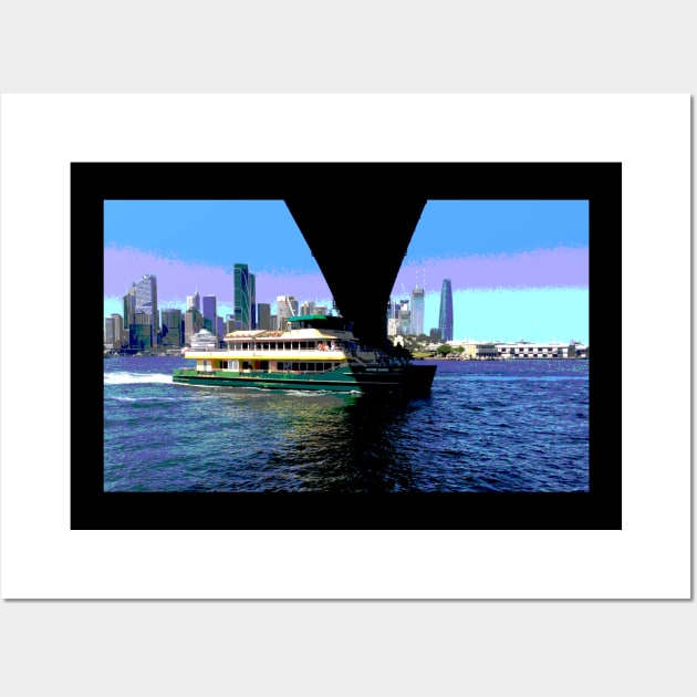 Ferry on Sydney Harbour! Wall Art by Mickangelhere1